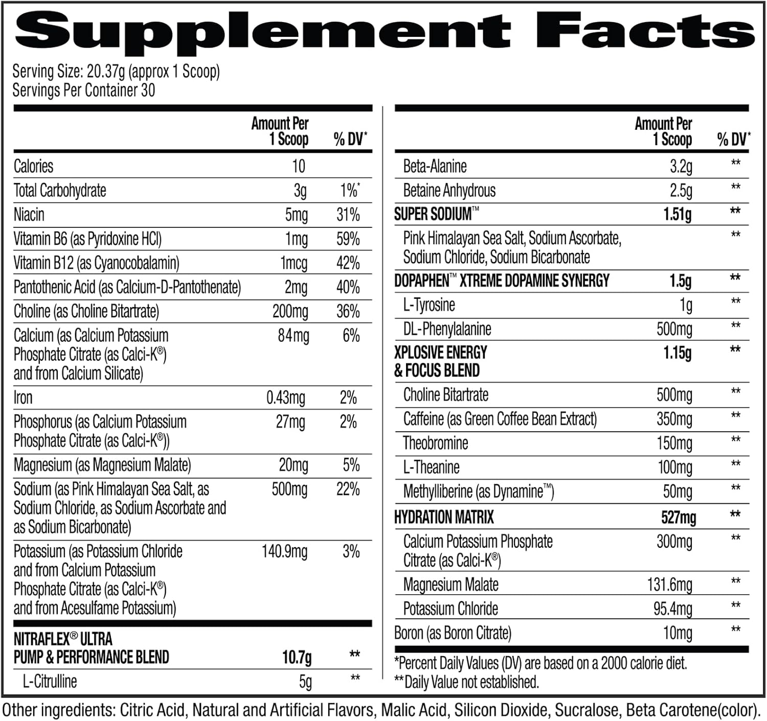 GAT SPORT Nitraflex Ultra Pre-Workout Supplement